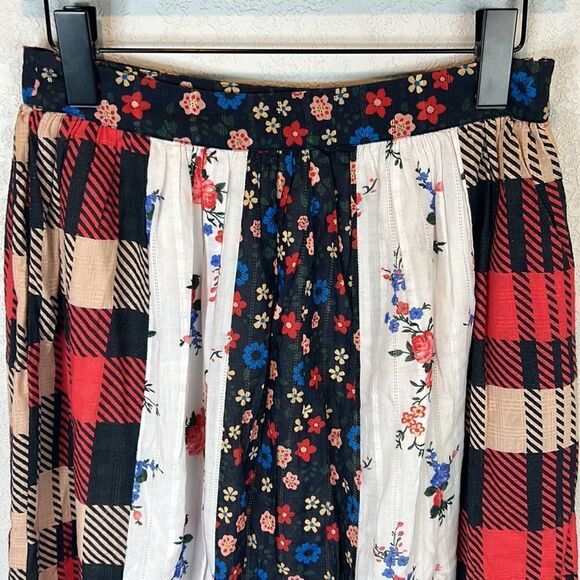 NWT Anthropologie Let Me Be Contrast Maxi Skirt - Picture 5 of 14